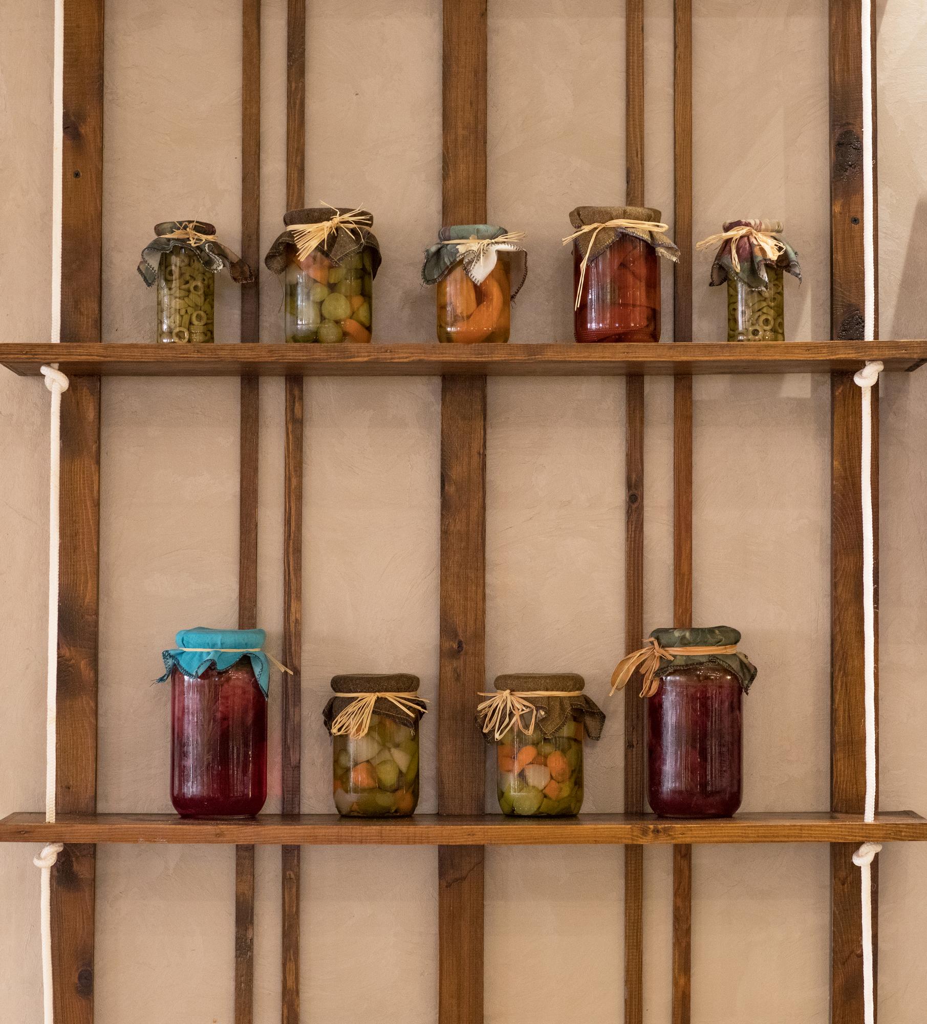 Small batch preserves on shelf